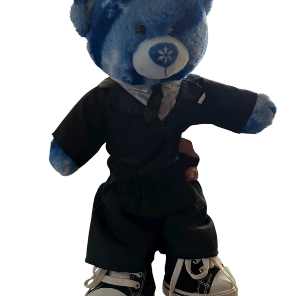 Build A Bear Plush Wedding Suit Black